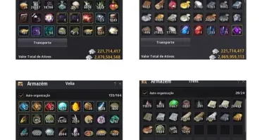 CONTA BLACK DESERT SA - VALK58 /DK59 /WITCH59 /WIZARD60