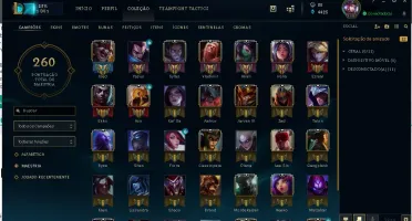 Conta de LOL Gold 4 lvl 118
