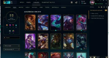 Conta de LOL Gold 4 lvl 118