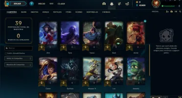 Conta League of Legends Nível 30 com 40k de Essências Azuis