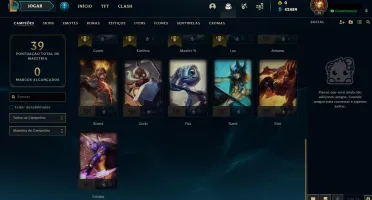 Conta League of Legends Nível 30 com 40k de Essências Azuis