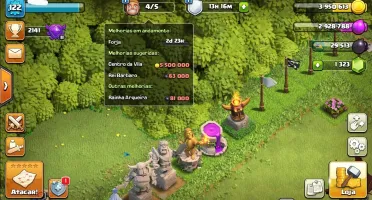 CONTA CV10 PRATICAMENTE FULL CLASH OF CLANS