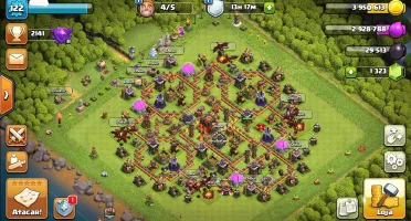 CONTA CV10 PRATICAMENTE FULL CLASH OF CLANS