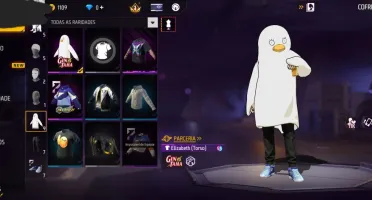 Conta Free Fire Nivel 11 + Skin Elisabeth (Gintama) + 4 Skin