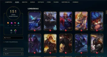 Conta lol diamante II - 70% de win rate