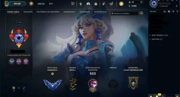 Conta lol diamante II - 70% de win rate