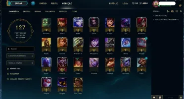 Conta League Of Legends PLATINA 5 MMR ALTO