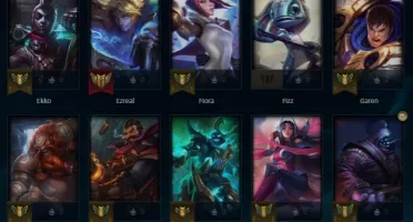 Conta LOL Diamante IV MID / ADC - 17 SKINS - 53 CAMPEÕES