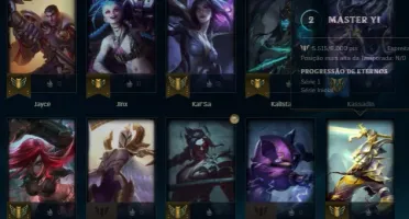Conta LOL Diamante IV MID / ADC - 17 SKINS - 53 CAMPEÕES