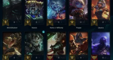 Conta LOL Diamante IV MID / ADC - 17 SKINS - 53 CAMPEÕES