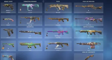Conta de valorant, platina 1 com skins