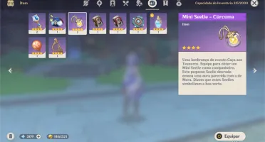 Imperdível AR55 Ganyu, Venti, Diluc, Mona, Albedo e mais