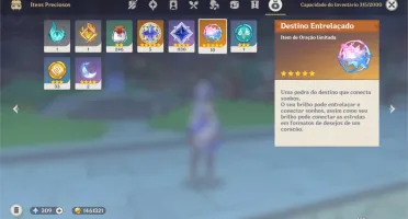 Imperdível AR55 Ganyu, Venti, Diluc, Mona, Albedo e mais