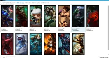 Conta lv 30 League of Legends c/ 97champs e 13 skins