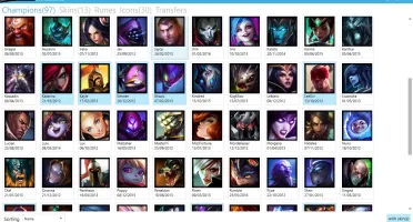 Conta lv 30 League of Legends c/ 97champs e 13 skins