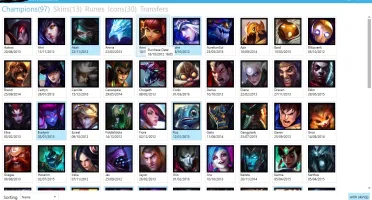 Conta lv 30 League of Legends c/ 97champs e 13 skins