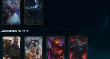 CONTA GOLD 5 SEM BORDA 2 SKIN LENDARIAS