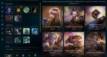 Conta com várias skins Ex plat 4 mmr Diamante 4