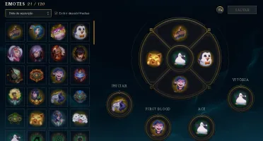 Conta com várias skins Ex plat 4 mmr Diamante 4