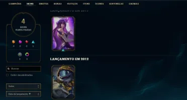 CONTA: Conta nível 40 prata 5