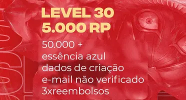 ✨SMURF UNRANKED LVL 30 ; 50K~70K DE E.A - LEAGUE OF LEGENDS