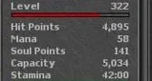 VENDO ELITE KNIGHT LVL 322 WORLD ROWANA