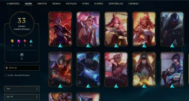 Conta LoL Rank Platina IV