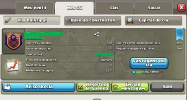 Clash Of Clans Clã Nível 21
