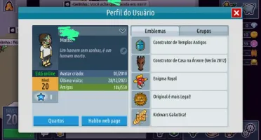 Conta 2010 - 141 emblemas maioria raros - pets avançados