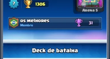 Conta Clash Royale Arena 5
