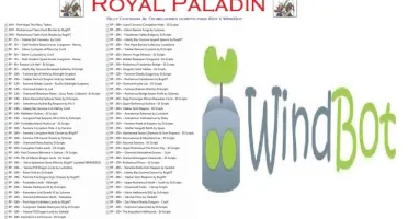 Scripts PAGOS Royal Paladin do level 1 ao 400+ de WindBot