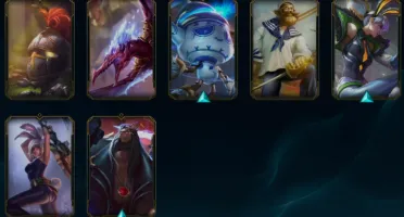 Conta 148 skins, Ouro 1! todos campeões e eternos iniciais