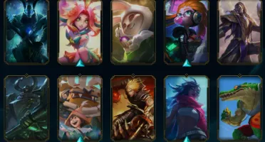 Conta 148 skins, Ouro 1! todos campeões e eternos iniciais