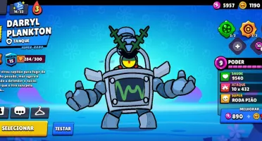 Conta Brawl Stars com a shelly bruxinha e diversas skins