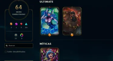 CONTA LOL- LVL 87 - 106 Champions - 64 Skins - FULL ACESSO