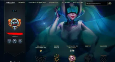 CONTA LOL- LVL 87 - 106 Champions - 64 Skins - FULL ACESSO