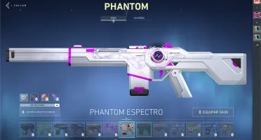 Conta Valorant phatom sprectrum, gold 2