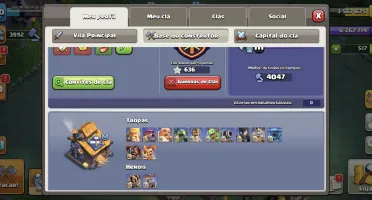 Conta Clash of Clans CV 18 Super Avançada