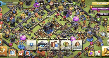 Conta Clash of Clans CV 18 Super Avançada