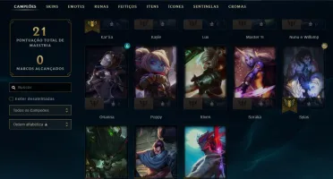 CONTA LOL DIAMANTE 4 MMR ALTO (75% WR)