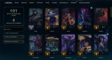 Prata 3 com 65 Champs e 12 Skins