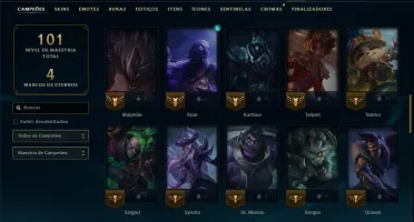 Prata 3 com 65 Champs e 12 Skins