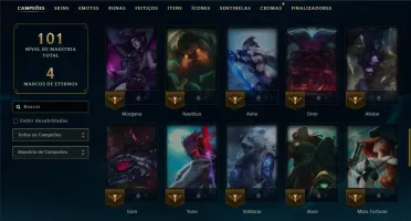 Prata 3 com 65 Champs e 12 Skins