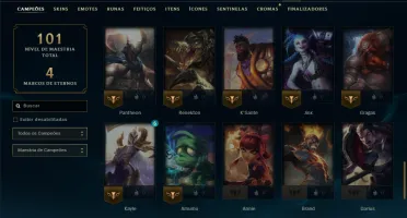 Prata 3 com 65 Champs e 12 Skins