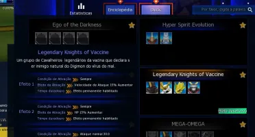 Conta SusanoShin/BagraShin/FangShin LADMO OMEGA