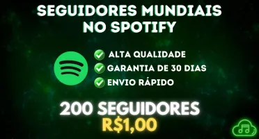 [MENOR PREÇO]✨SEGUIDORES NO SPOTIFY 1K POR R$5,00