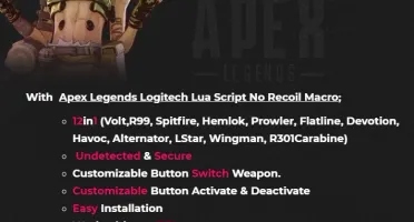 MACRO APEX LEGENDS MOUSES LOGITECH