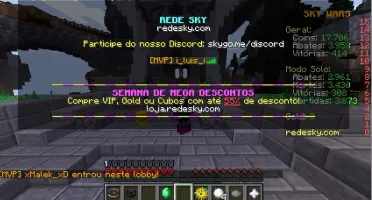 Conta Rede Sky MVP,kits e habilidades e tudo mais!