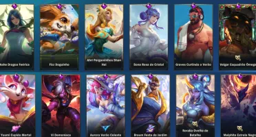 Wild rift conta, 113 skins, mestre ||