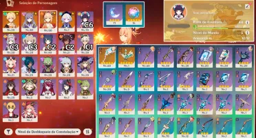 AR44 Yoimiya + Harpa Celestial, Yunjin C6